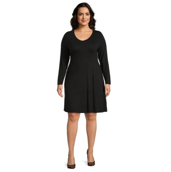 Terra & Sky | Dresses | New Terra Sky Womens Plus Size Long Sleeve Swing Dress Sz 4x Nwt | Poshmark Terra & Sky | Dresses | New Terra Sky Womens Plus Size Long Sleeve Swing Dress Sz 4x Nwt | Poshmark